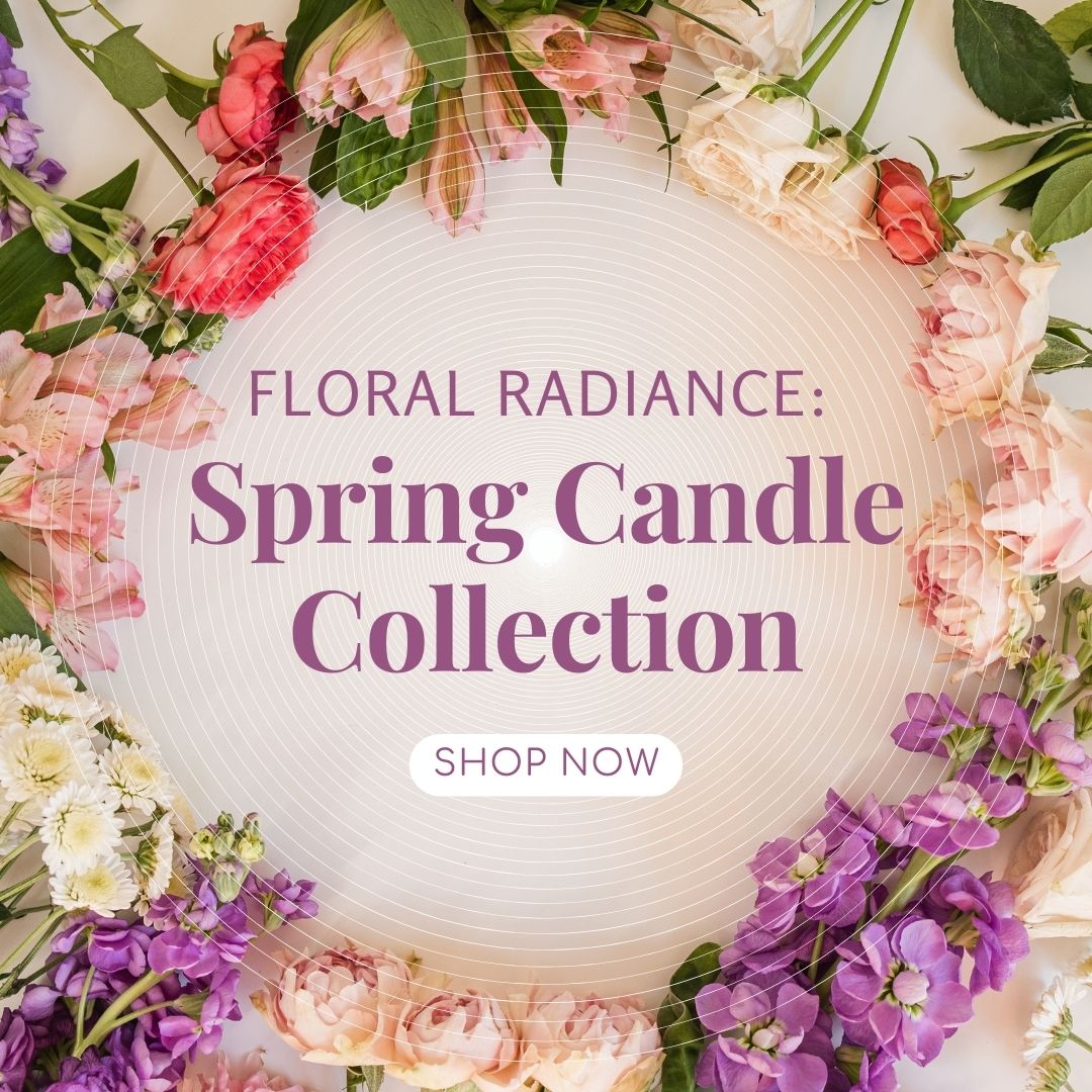 Floral Radiance: Spring Candle Collection